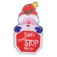 thumbnail image 1 of Luz LED decorativa navideña de Papá Noel para ventana iluminada, funciona con pilas y con ventosa para decoración navideña., 1 of 14