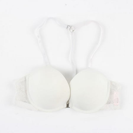 

Saient Women s Full Figure Plus Size Cotton Lace Front Close Bra and Briefs Sets