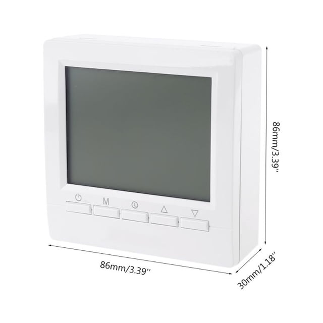 Electronic Digital Thermostat with LCD Display Wall Mounted Smart Thermostat Floor Heating Temperature Controller