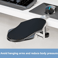 thumbnail image 3 of Extension Computer Armrest Pad Table Support Mouse Armwrist Rest Desktop Hand Protective Attachable Board Mousepad B, 3 of 7