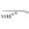Westbrass D135-26 Single Offset Bath Supply - Polished Chrome