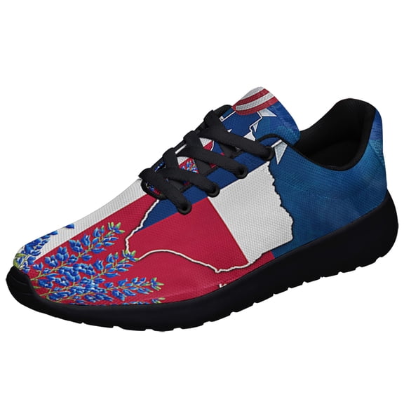 Texas Bluebonnet Shoes Sneakers Black Size 3.5