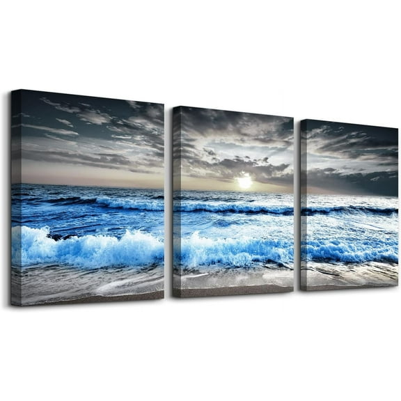 Hieng Wall Art For Living Room Canvas Wall Decor For Bedroom Office Decoration Fog Mountain Forest Posters Landscape Wall Painting Print Pictures Artworks Home Decor (only canvas)