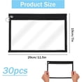 thumbnail image 5 of Paquete de 30 Bolsas Transparentes con Cremallera, Sobres Impermeables de PVC, Carpetas, Bolsas de Maquillaje, Estuches para Lápices, para Viajes, Hogar y Oficina., 5 of 5
