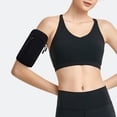thumbnail image 5 of LQCrafK Unisex Running Phone Arm Bag PU Material Sweat-Proof Water-Resistant Adjustable Arm Strap Double Zipper Pouch for 7-inch Phones Keys Cards Headphones Outdoor Sports Gym Fitness, 5 of 6