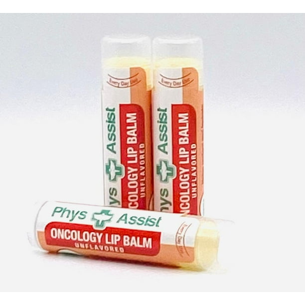 PhysAssist Oncology Lip Balm USDA Organic Unflavored . Moisturize