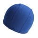 thumbnail image 3 of EeaseMX Gorro de natación adulto suave Gorro de baño de tela de poliéster Hombres y mujeres Gorros de sombrero de natación para deportes acuáticos (azul oscuro), 3 of 7