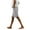 Gray, variant on snilers Women's Bermuda Shorts Loose Fitted with Pockets Knee Length for Yoga Casual Walking Exercise Shorts