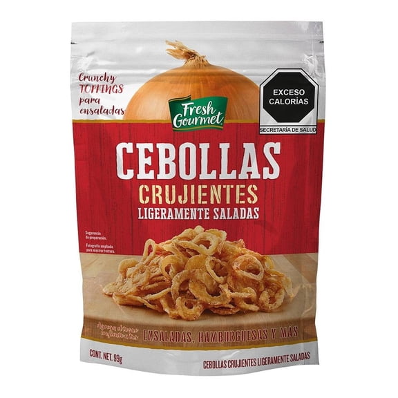 Cebollas crujientes Fresh Gourmet ligeramente saladas 99 g