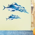 thumbnail image 4 of Langgg Fishes Wall Sticker Simulated Transparent Cute Wallpaper Background Stickers Home Decor Household Wide Application, 4 of 6