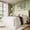 Cream White, variant on Einfach Queen Bed Frame, Upholstered Platform Bed with Wingback Headboard, No Box Spring Required, Black