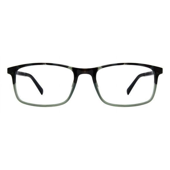 Bio Eyes Lunettes De Vue Pour Hommes, Arwen, Dégradé de Vert Tortue, 57-18-150