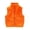Orange, variant on LNMQLPDBS Toddler Girls Winter Fleece Vest Warm Sleeveless Zip Up Outerwear Lightweight Casual Layering Gilet Kids Cold Weather Stand Collar Vest
