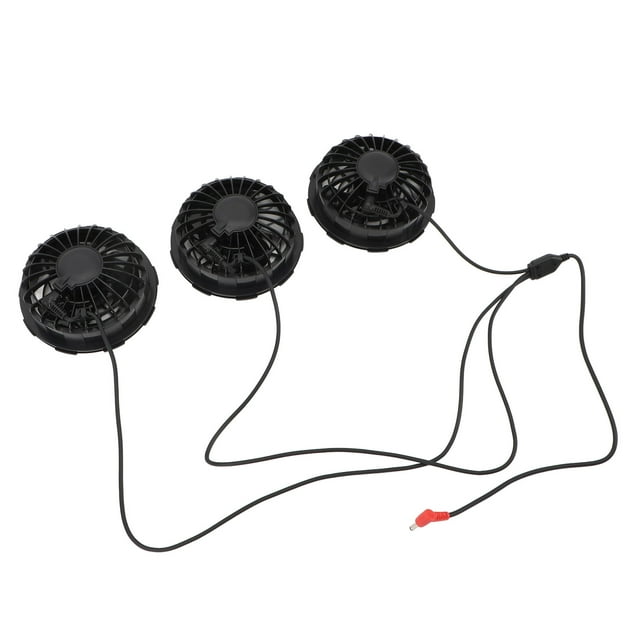 Ventilador De Tela Para Aire Acondicionado, Ventilador De Chaleco De Refrigeración Ligero De 3 Piezas, 3 Velocidades Para Climas Cálidos