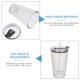 thumbnail image 5 of 1 vaso medidor con pajita de 400 ml, vaso medidor para leche de desayuno, vaso medidor para agua premium., 5 of 5