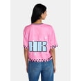 thumbnail image 3 of Hello Kitty Women's Plus Cropped Front Back Graphic Football Jersey, Sizes XXS-4X, 3 of 5