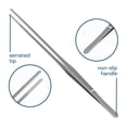 thumbnail image 5 of MMOBIEL Stainless-Steel Extra-Long 38 cm (15″) Tweezers with Precision Serrated Tip – Ideal for Aquascaping, Garden Work, Cooking & Lab/Industrial Use, 5 of 5