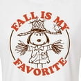 thumbnail image 3 of Peanuts - Fall Is My Favorite- Juniors Cropped Cotton Blend T-Shirt, 3 of 6