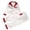 r-408White192, variant on HAYIMI Child Kids 2 Piece Satin Pajama Set Long Sleeve Button Down Shirt and Pants with Red Contrast Collar & Chest Pocket Sleepwear Soft Nightwear