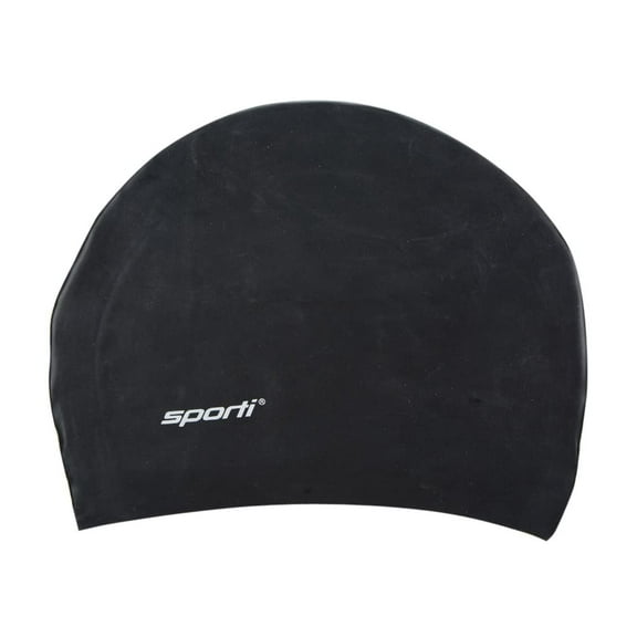 Sporti Silicone Swim Cap for Long Hair, Snug Fit, Latex-Free