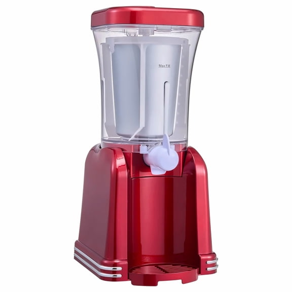 Slushy Machine for Home, 32oz Margarita Machine - Smoothie Frozen Drink Maker, Red