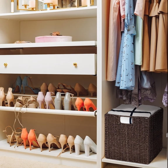 6 Pack Wicker Storage Baskets