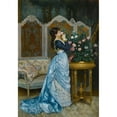thumbnail image 3 of Auguste Toulmouche 14x18 Black Modern Framed Museum Art Print Titled - Day Dreaming (1881), 3 of 5