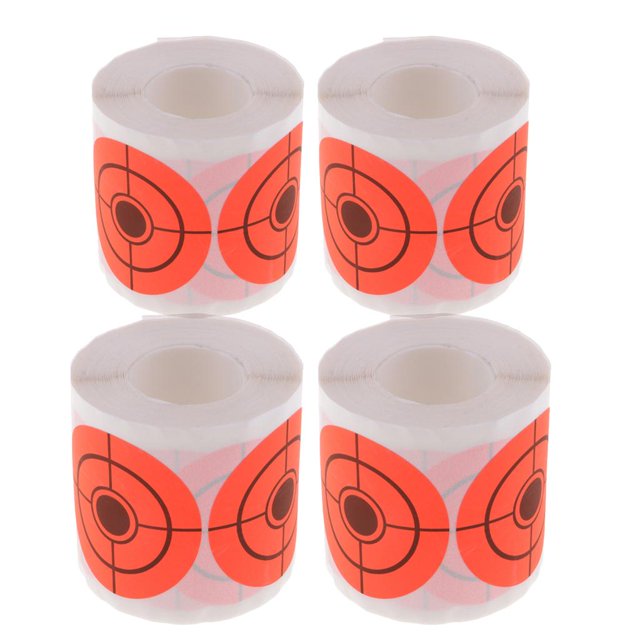 1000 Piezas de Objetivos de Tiro de Papel de 5 Cm para Entrenamiento de Tiro