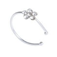 thumbnail image 1 of Héliisoer Cuivre Raccords Argent Piercing Bijoux en Forme de C, 1 of 1