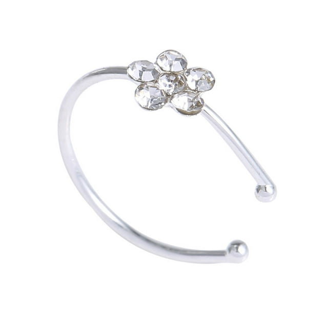 Héliisoer Cuivre Raccords Argent Piercing Bijoux en Forme de C
