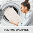 thumbnail image 6 of Wozola Off-White Bathroom Rugs Mat, Soft Absorbent Microfiber Bath Rugs, Non Slip, Machine Washable Bath Mats for Bathroom Floor, Tub and Shower, Home Decor Accessories, 16" × 24", 6 of 7
