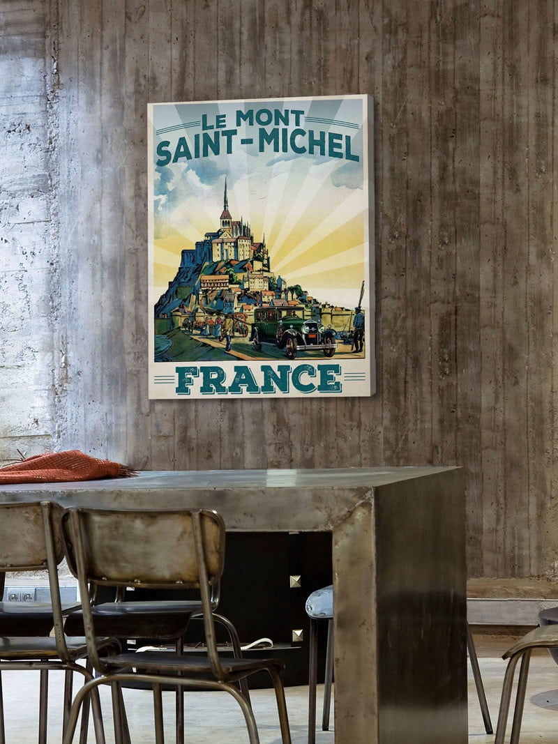 Marmont Hill "Le Mont Saint-Michel" Painting Print on Canvas