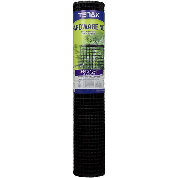 Tenax 084070 Hardware Net, Black, 2' X 15'