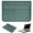 Green, variant on MonsDirect PU Leather Tablet Sleeve Compatible with 15-16.2 inch NoteBook, Universal Computer Envelope Sleeve with Stand Cover Fits for MacBook, HUAWEI, Lenovo, Microsoft, Dell, Green