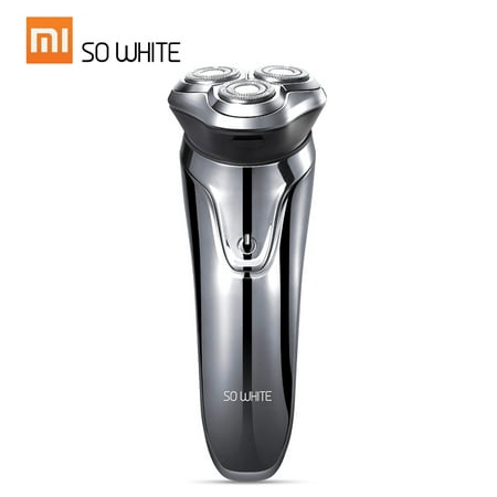 Original Xiaomi SO WHITE ES03 Electric Shave Razor 3 Head Flex Dry Wet Shaving Washable Mode Comfy Clean USB Fast Charge Power Indicator 2-Gear Manual