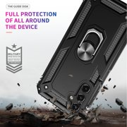 LeYi for Samsung A 14 5G Case, Cell Phone Cases Galaxy A14 with [2 Pack] Screen Protector, Military-Grade Heavy Duty Cover with Magnetic Ring Stand for A 14 5G, Black