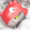 thumbnail image 3 of Bubble Machine Bath Toy, Dinosaur Bath Bubble Machine Cute IP6 Waterproof Endless Fun 3 Gears Music  for Kids for Outdoors Red,Green, 3 of 7