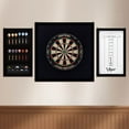 thumbnail image 3 of Viper Championship Wood Framed Hanging Dartboard Backboard Set, Mahogany Finish, 3 of 5