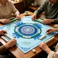 thumbnail image 2 of Noise Reducing Anti Slip Mahjong Game Mat Portable Table Cover For Poker Domino Card Board Game Indoor Entertainment, 2 of 4