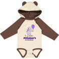 thumbnail image 3 of Inktastic I Support Alzheimer's Awareness Elephant with Purple Balloon Boys or Girls Long Sleeve Baby Bodysuit, 3 of 5