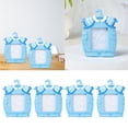 thumbnail image 2 of WIFKLSIIPG 4PC Cute Party Boy Hanger Picture Frame Full Moon Birthday Bath Clothes Shape Mini Photo Frame, 2 of 8