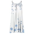 thumbnail image 3 of Vestidos de Verano Lindos para las Mujeres Que Imprimen Vestido de Sol Suelto con Cuello en V, sin Mangas con Bolsillos para el Uso Informal, 3 of 5
