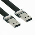 thumbnail image 7 of Xiwai USB 2.0 Type-A Male to Type-A Male Data Flat Slim FPC Cable for FPV and Disk and Scanner and Printer, 7 of 7