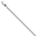 thumbnail image 1 of 925 Sterling Silver 3mm Curb Chain Bracelet, 1 of 5