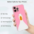 thumbnail image 2 of Cute Duck Case for iPhone 12 Pro,Aesthetic Art Design Pattern Soft Full TPU Bumper Cover, 2 of 5