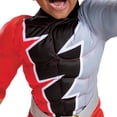 thumbnail image 4 of Disguise Red Ranger Dino Fury Toddler Muscle Costume, 4 of 9