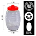 thumbnail image 4 of Juego de 10 Vasos Vitroleros de Plástico de 500 ML para Usos Múltiples, 4 of 5