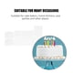 thumbnail image 5 of Raspador De Pastel Acrílico Transparente Claro Multifuncional Pastel Contorno Peine Borde Glaseado Más Suave Para El Hogar Cocina Hornear Clase Postre Tienda 6 Uds Vogacara HA021706-00, 5 of 6