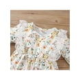 thumbnail image 4 of Seyurigaoka Baby Girls Long Sleeve Romper Lace Ruffle Decoration, Flower Costume, 4 of 9