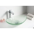thumbnail image 5 of ANZZI Craft 21"Bathroom Tempered Glass Vessel Sink in Lustrous Frosted, 5 of 6